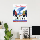 POSTER YORKIE POO (Bureau à domicile)