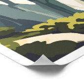 Poster Yorkshire Dales Oeuvres d'art Voyage Place illustr (Coin)