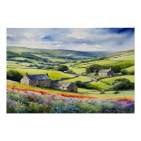 "Yorkshire Meadowsong" Paysage Yorkshire Dales