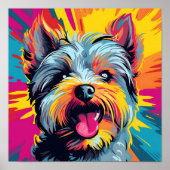 Poster Yorkshire Terrier (Devant)
