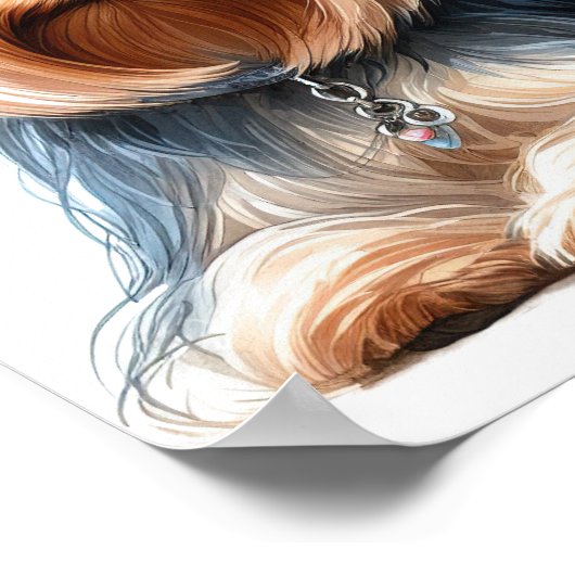 Poster Yorkshire Terrier (Coin)