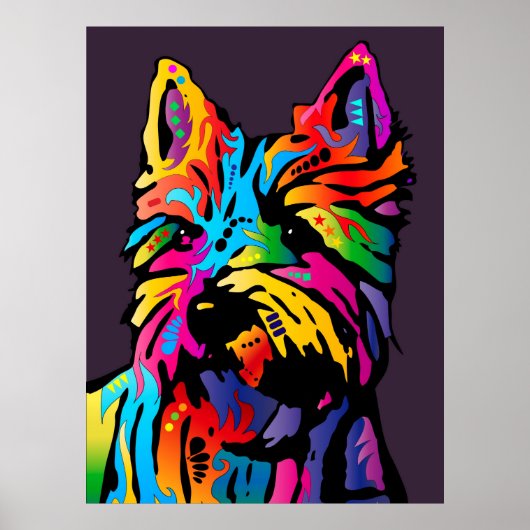 Poster Yorkshire Terrier (Devant)