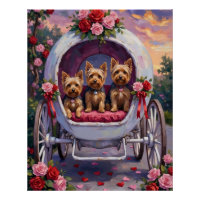Yorkshire Terrier Chien de la Saint-Valentin