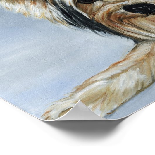 Poster Yorkshire Terrier Dog Art Imprimer (Coin)