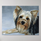 Poster Yorkshire Terrier Dog Art Imprimer (Devant)