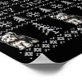 Poster Yorkshire Terrier laide de Noël Sweat Funny Chien (Coin)