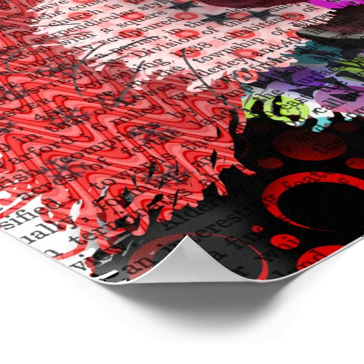 Poster Yorkshire Terrier - Patchwork (Coin)