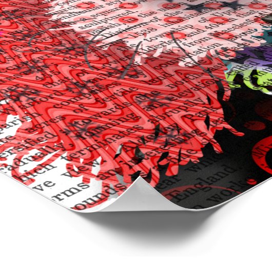 Poster Yorkshire Terrier - Patchwork (Coin)