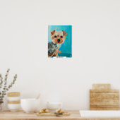 Poster Yorkshire Terrier Peinture d'Alfred Fox (Cuisine)
