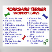 POSTER YORKSHIRE TERRIER PL2 (Devant)