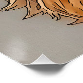 Poster Yorkshire Terrier Puppy Head Portrait (Coin)