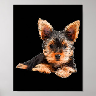 Poster Yorkshire terrier Yorkie Chien chiot