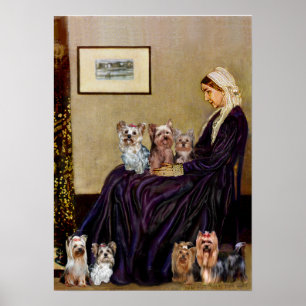 Poster Yorkshire Terriers (7) - La mère de Whistler