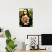 Poster Yorkshire Terriers (7e et19) - Mona Lisa (Bureau à domicile)