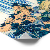 Poster Yoro Cascade Mino Province par Katsushika Hokusai (Coin)