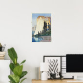 Poster Yosemite, El Capitan, Hiroshi Yoshida (Bureau à domicile)