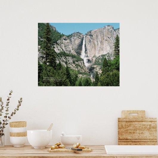 Poster Yosemite Falls 2 Imprimer (Cuisine)