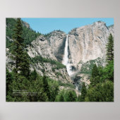 Poster Yosemite Falls 2 Imprimer (Devant)