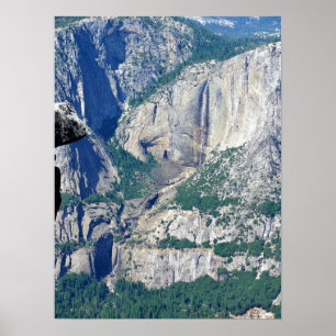 Poster Yosemite Falls from Glacier Point, CA