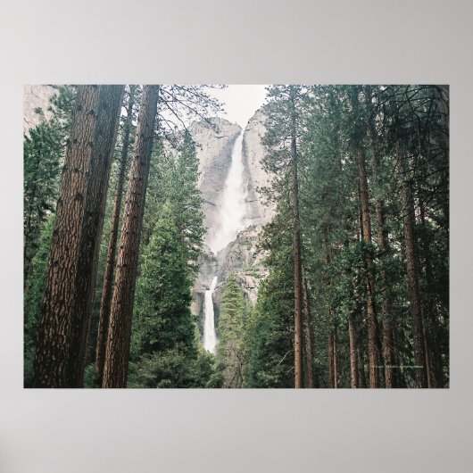 Poster Yosemite Falls Imprimer (Devant)