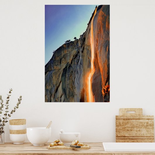 Poster Yosemite Firefall (Cuisine)