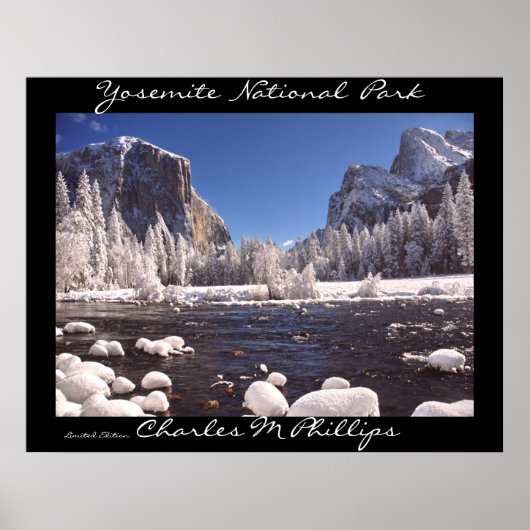 Poster Yosemite hiver (Devant)