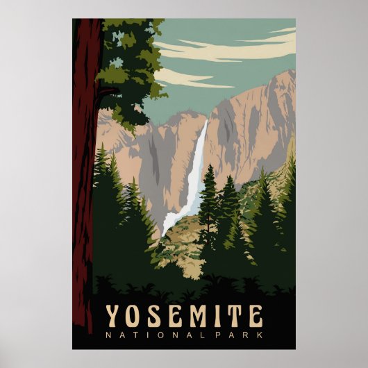 Poster Yosemite I (Devant)