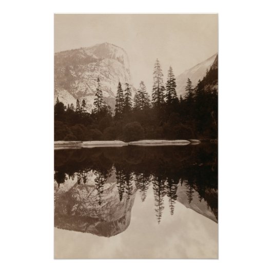 Poster Yosemite - Lac Mirror - Parc national (Devant)