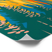 Poster Yosemite National Park Sentinel Fall California (Coin)