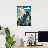 Poster Yosemite National Park Vintage (Bureau à domicile)