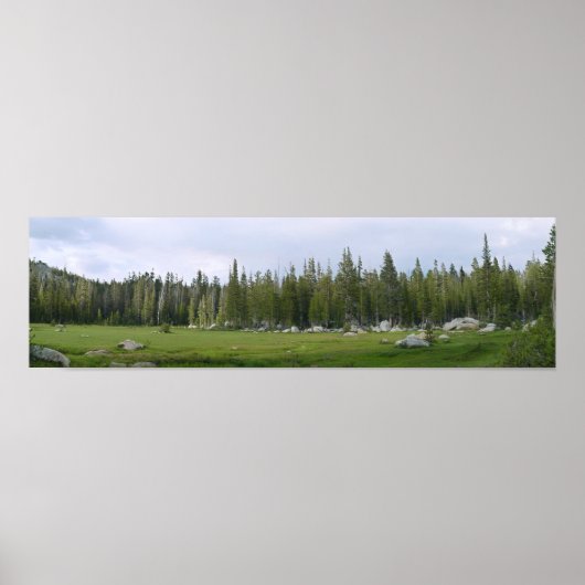 Poster Yosemite Panorama (Devant)