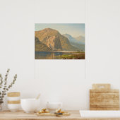 Poster Yosemite Paysage Majestic par Albert Bierstadt (Cuisine)