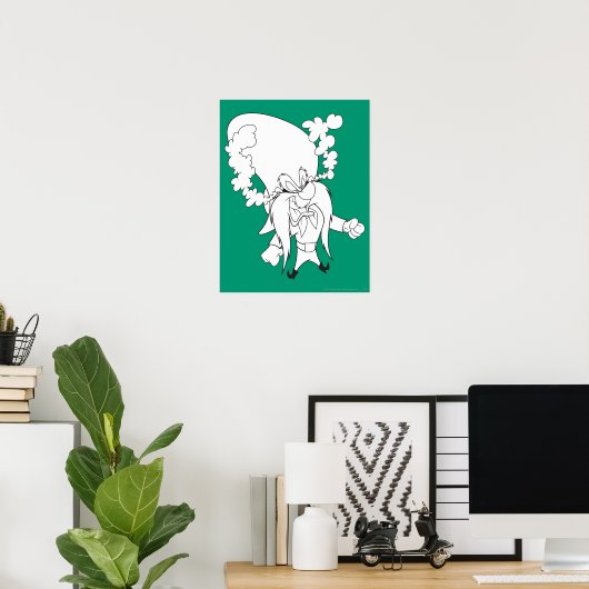 Poster Yosemite Sam Steaming Mad (Bureau à domicile)