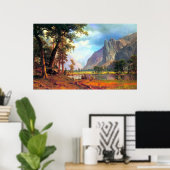 Poster Yosemite Valley 2 par Bierstadt (Bureau à domicile)