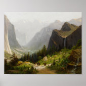 Poster Yosemite Valley, CA | Frederick Ferdinand Schafer (Devant)