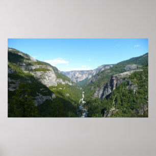 Poster Yosemite Valley dans le parc national de Yosemite