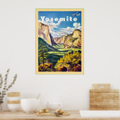 Poster Yosemite ~ Vintage voyage (Cuisine)