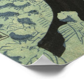 Poster Yoshitsune contre Taira Ghosts : Bois Vintage (Coin)