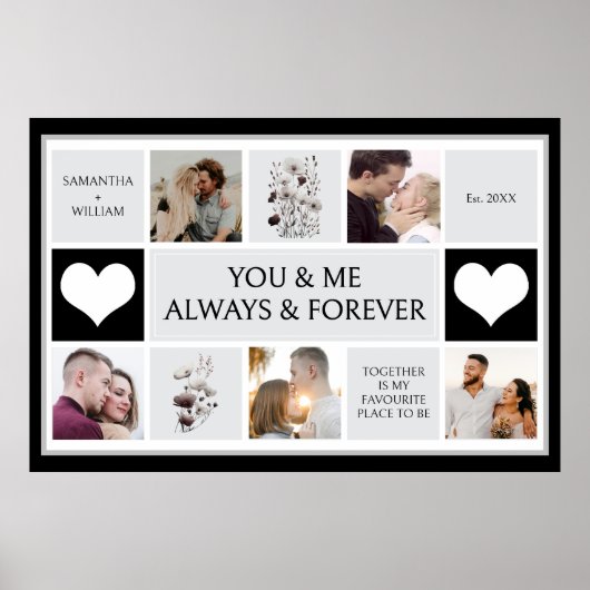 Poster You and Me Always & Forever Photo Collage (Devant)