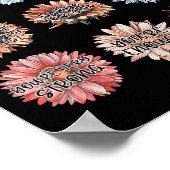 Poster You Are Enough Words Speak Kindness Sitive Daisy  (Coin)