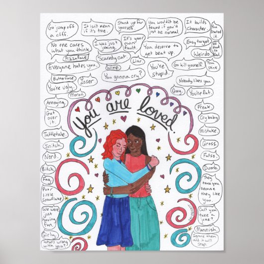 Poster You Are Loved (Devant)