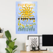 Poster You are my sunshine. (Bureau à domicile)