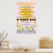 Poster You are my sunshine. (Cuisine)