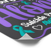 Poster You Are Not Alone Suicide Prevention Awareness (Coin)