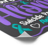 Poster You Are Not Alone Suicide Prevention Awareness  (Coin)