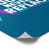 Poster You Can Never Be Replaced Suicide Prevention Aware (Coin)