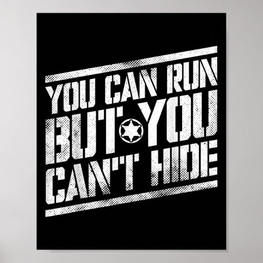 Poster You Can Run But You Can't Hide Bounty Hunter  (Devant)