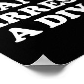 Poster You Can’t Arrest A Diva Funny Sy Attitude Quote  (Coin)