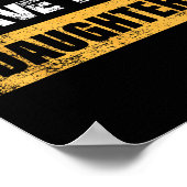 Poster You Can't E Me I Have 4 Daughters  (Coin)