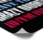 Poster You Can't E Me I Have Three Crazy Daughters (Coin)